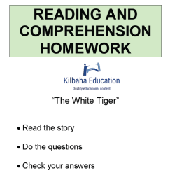 Reading - The White Tiger