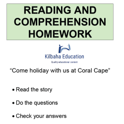 Reading - Come holiday at Coral Cape