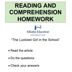 Reading - The luckiest girl in the school