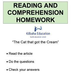 Reading - The cat that got the cream