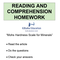 Reading - Mohs hardness scale