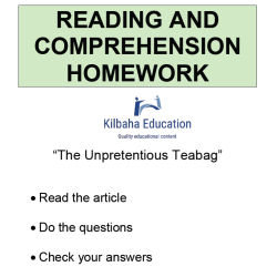 Reading - The unpretentious teabag