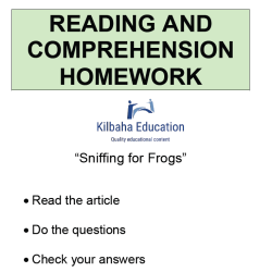 Reading - Sniffing for frogs