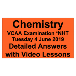 2019 VCAA Northern Hemisphere Timetable VCE Chemistry - Detailed Answers