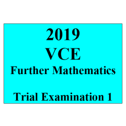 2019 Kilbaha VCE Further Maths Trial Examination 1