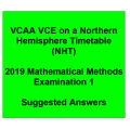Detailed answers 2019 VCAA VCE NHT Mathematical Methods Examination 1