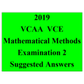 Detailed answers 2019 VCAA VCE Mathematical Methods Examination 2