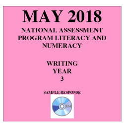 ACARA 2018 NAPLAN Writing - Year 3 - Sample Response