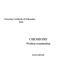2018 Kilbaha VCE Chemistry Trial Examination