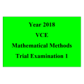 2018 Kilbaha VCE Maths Methods Trial Examination 1