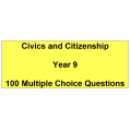 Multiple choice questions - Civics and Citizenship Year 9