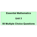 Multiple choice questions - Essential Mathematics Unit 3