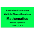 Mathematics - Methods and Specialist Mathematics - Methods and Specialist