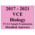 2017-2021 VCAA VCE Biology Sample Exam - Detailed Answers
