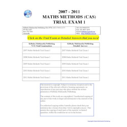 #VCE Maths Methods Trial Exams 1 - five exams