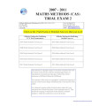 #VCE Maths Methods Trial Exams 2 - five exams