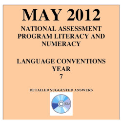 Year 7 May 2012 Language - Answers