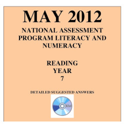 Year 7 May 2012 Reading - Answers
