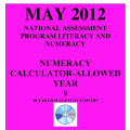 Year 9 May 2012 Numeracy Calculator - Answers