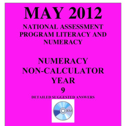 Year 9 May 2012 Numeracy Non-Calculator - Answers