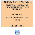 2013 Y7 Numeracy Calculator Allowed