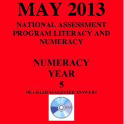 Year 5 May 2013 Numeracy - Answers