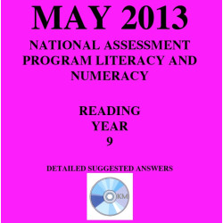 Year 9 May 2013 Reading - Answers