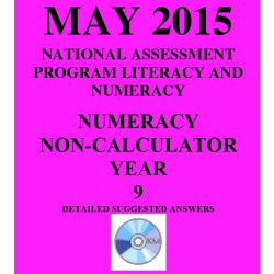 Year 9 May 2015 Numeracy Non-Calculator - Answers
